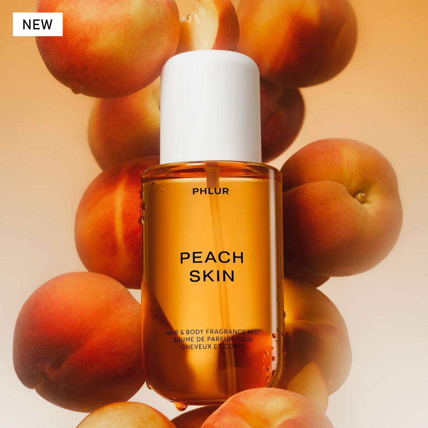 PHLUR Peach Skin Full Size Body Mist (8 fl oz)